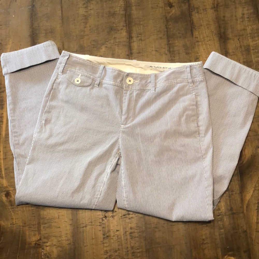 Anthropologie Paper Boy Cropped Pant Chinos 4
